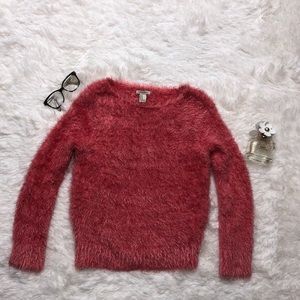 Forever 21 fuzzy sweater! ❄️